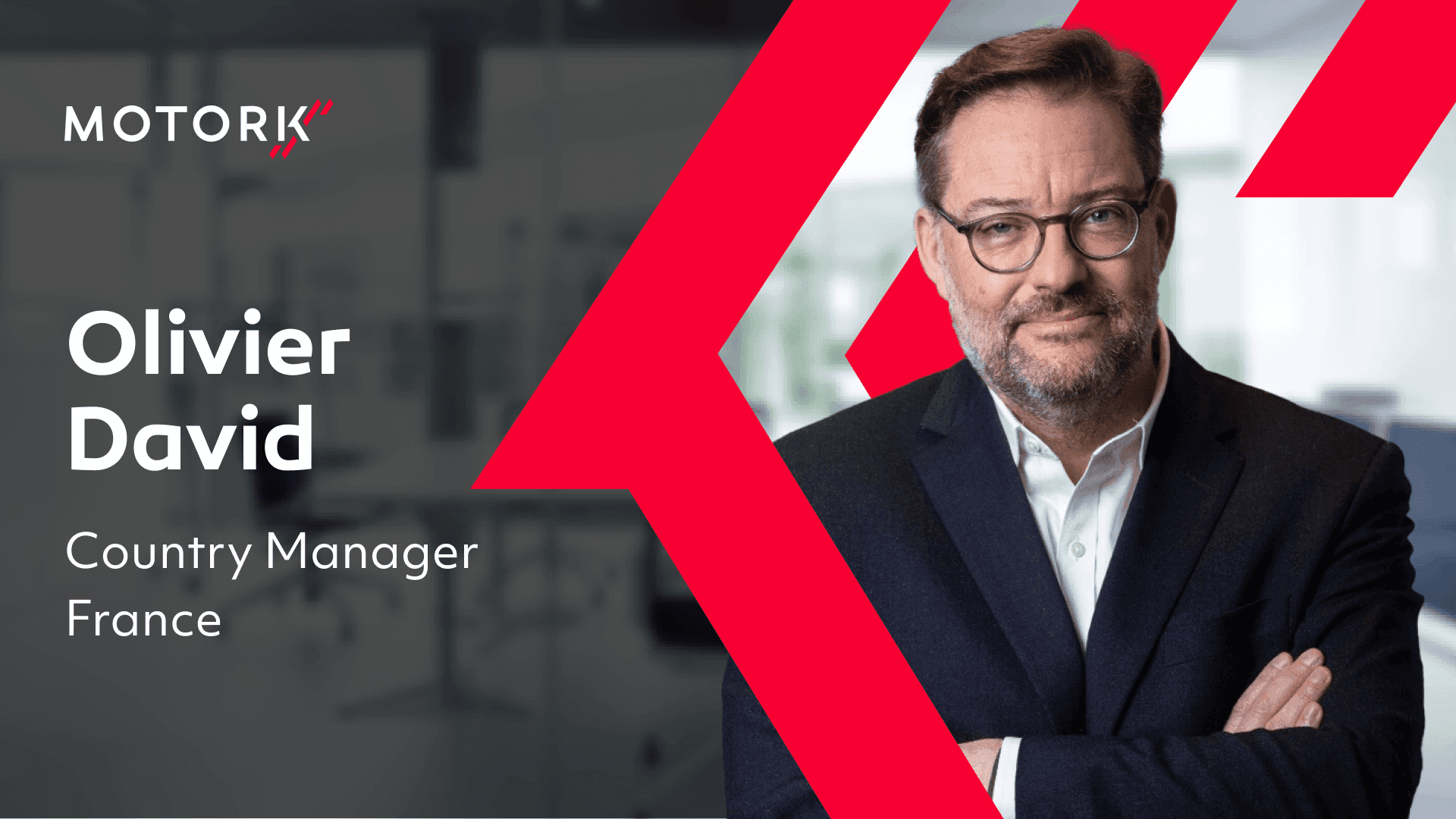 Olivier David nommé Country Manager chez Motork France