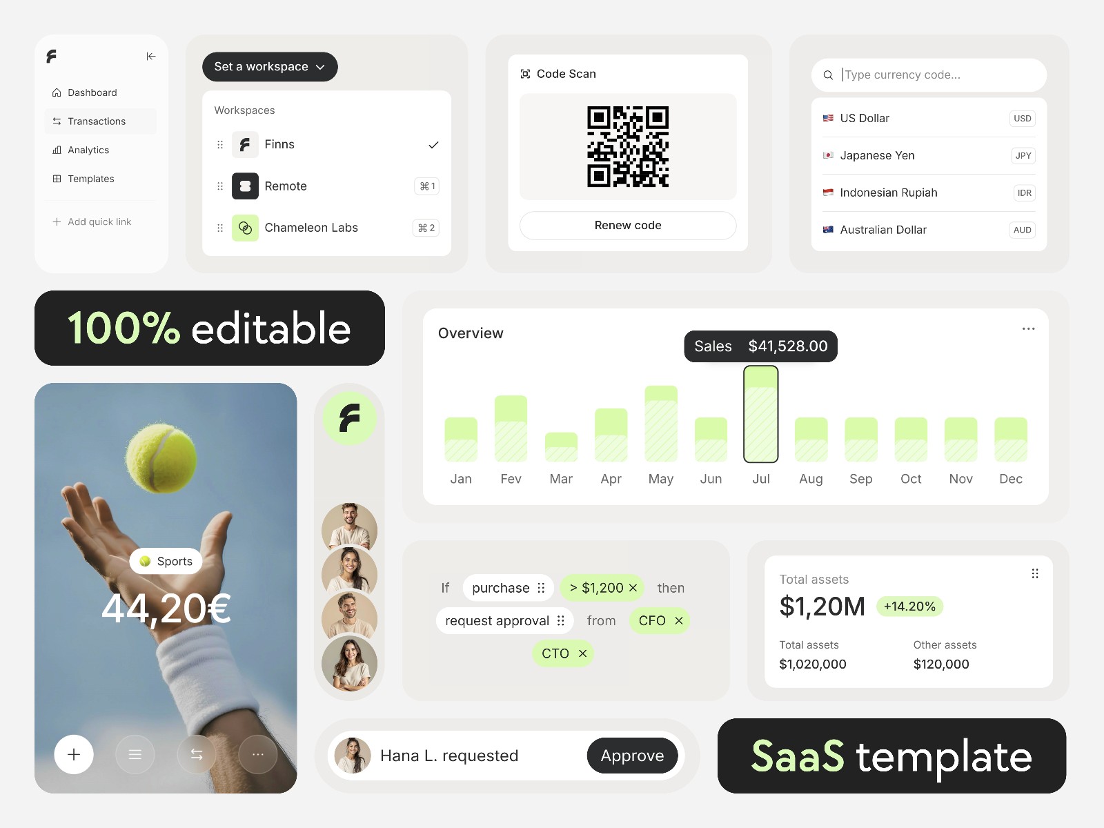 Finns — 极简现代落地页设计案例