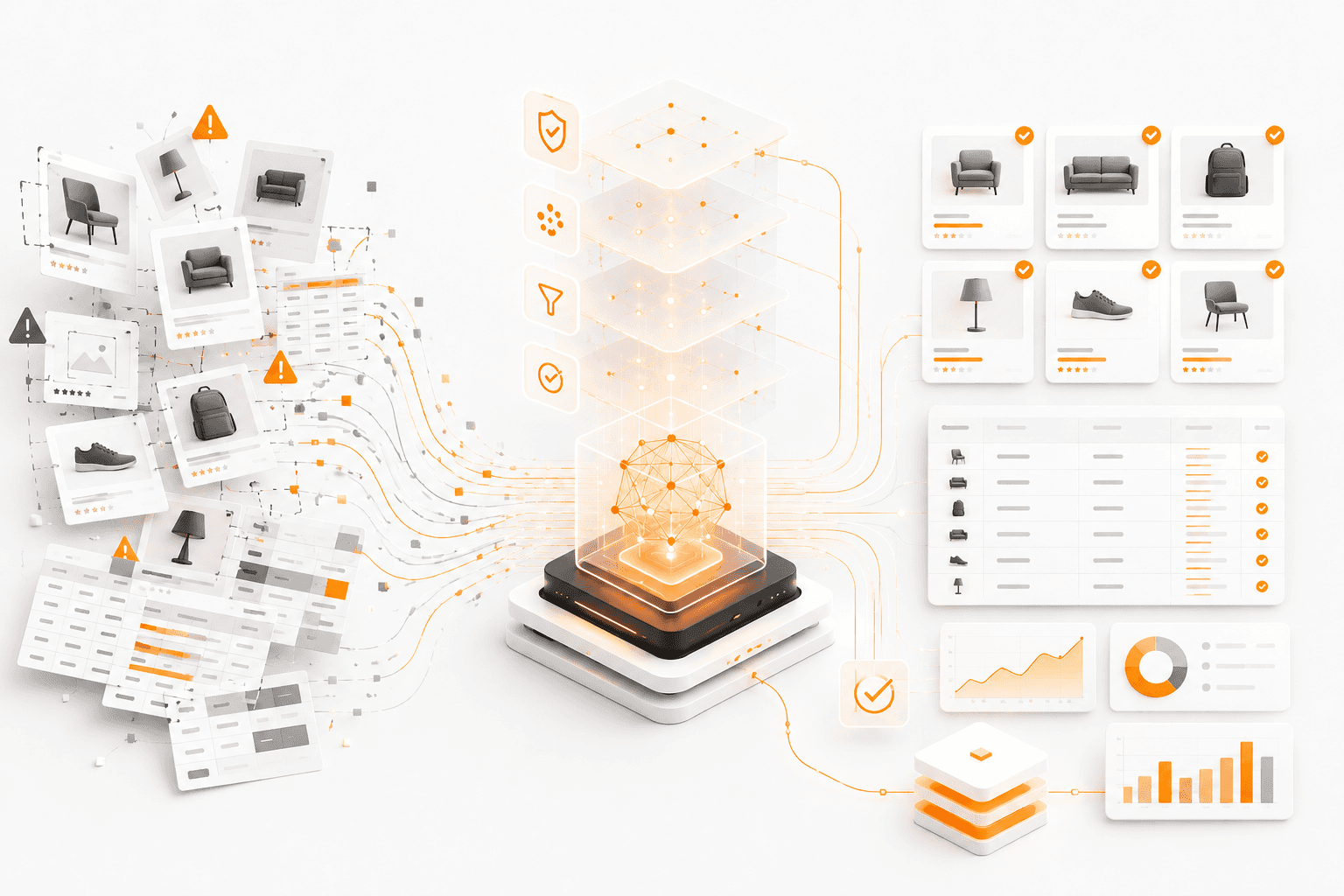 Automated data quality validation layer ensuring accurate and consistent competitor pricing data extraction