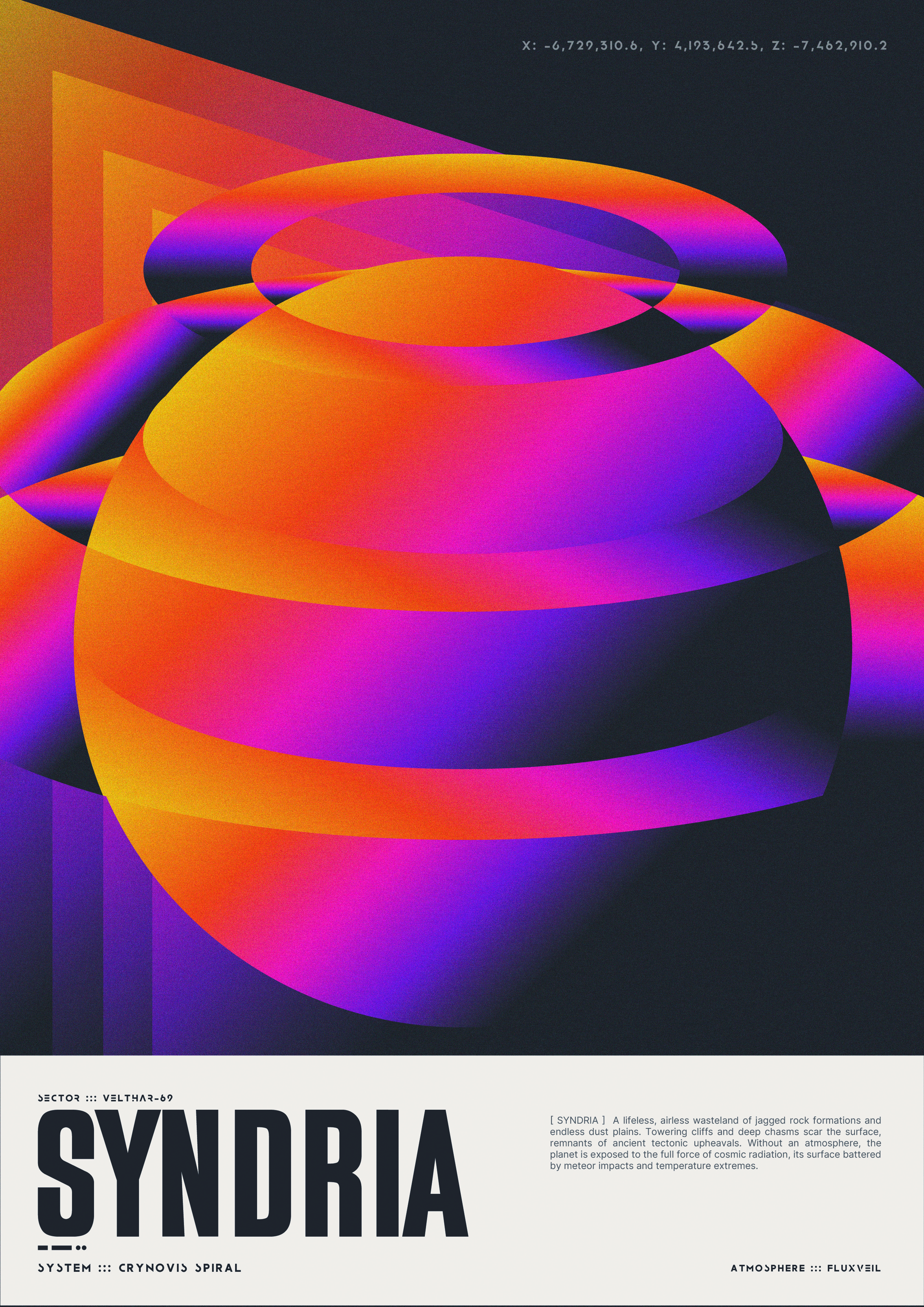 Black and white wave