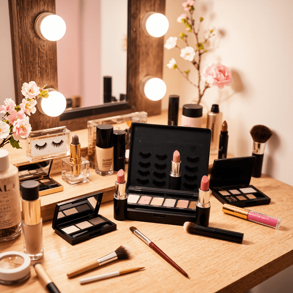 product photography of eyelashes