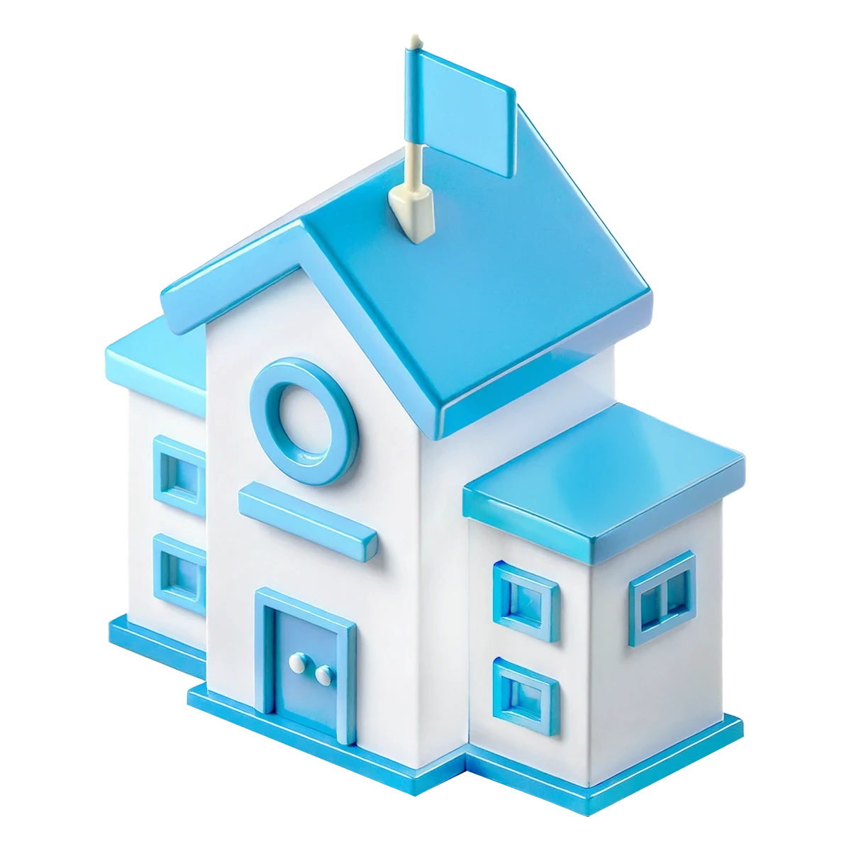 교육용 미리캔버스를 이용하는 학교를 상징하는 아이콘