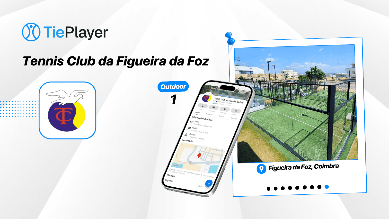 Book a padel court at Tennis Club da Figueira da Foz