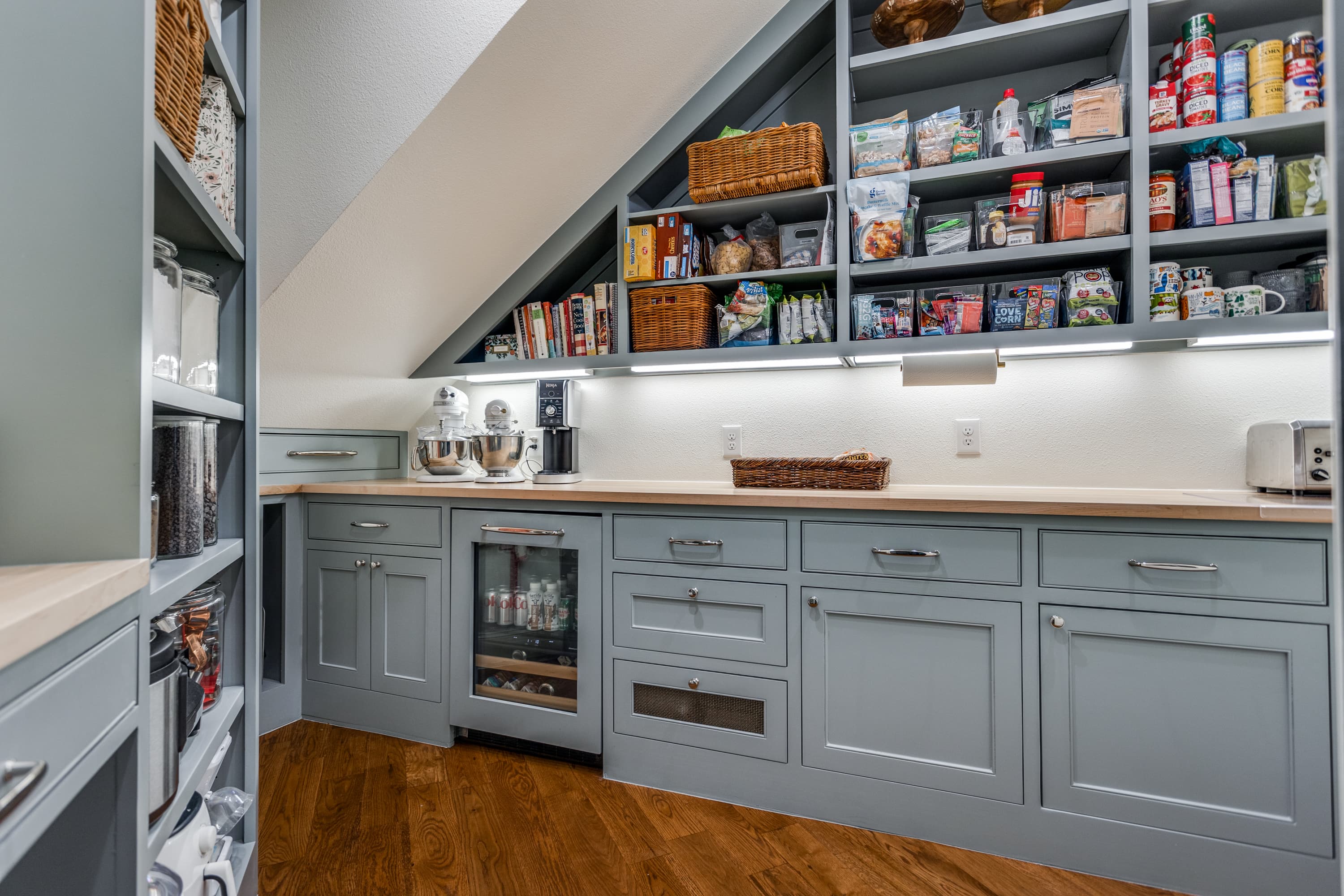 luxury walk-in pantry remodel