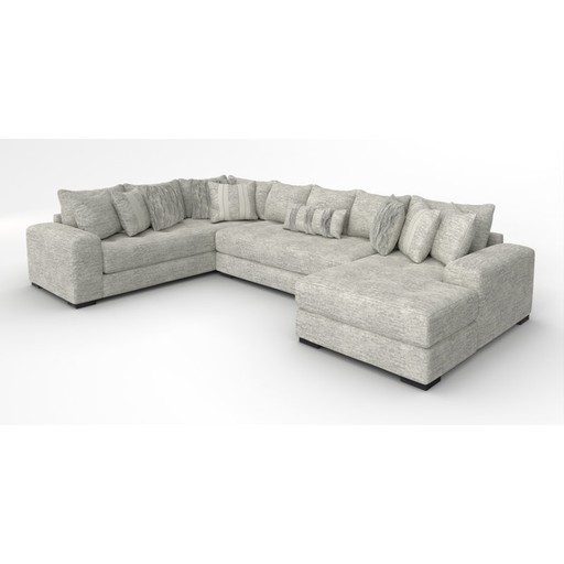 Doneshia 3Piece Teddy Bear Couch with Chaise