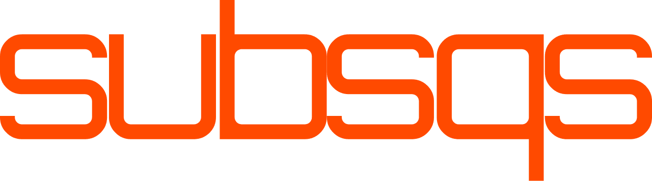 SubsQS Ltd Company logo with orange writing