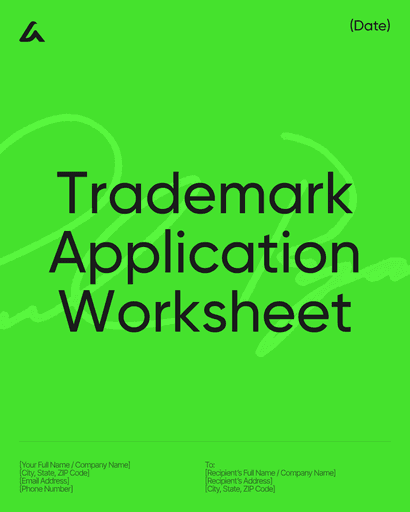 Trademark Application Worksheet