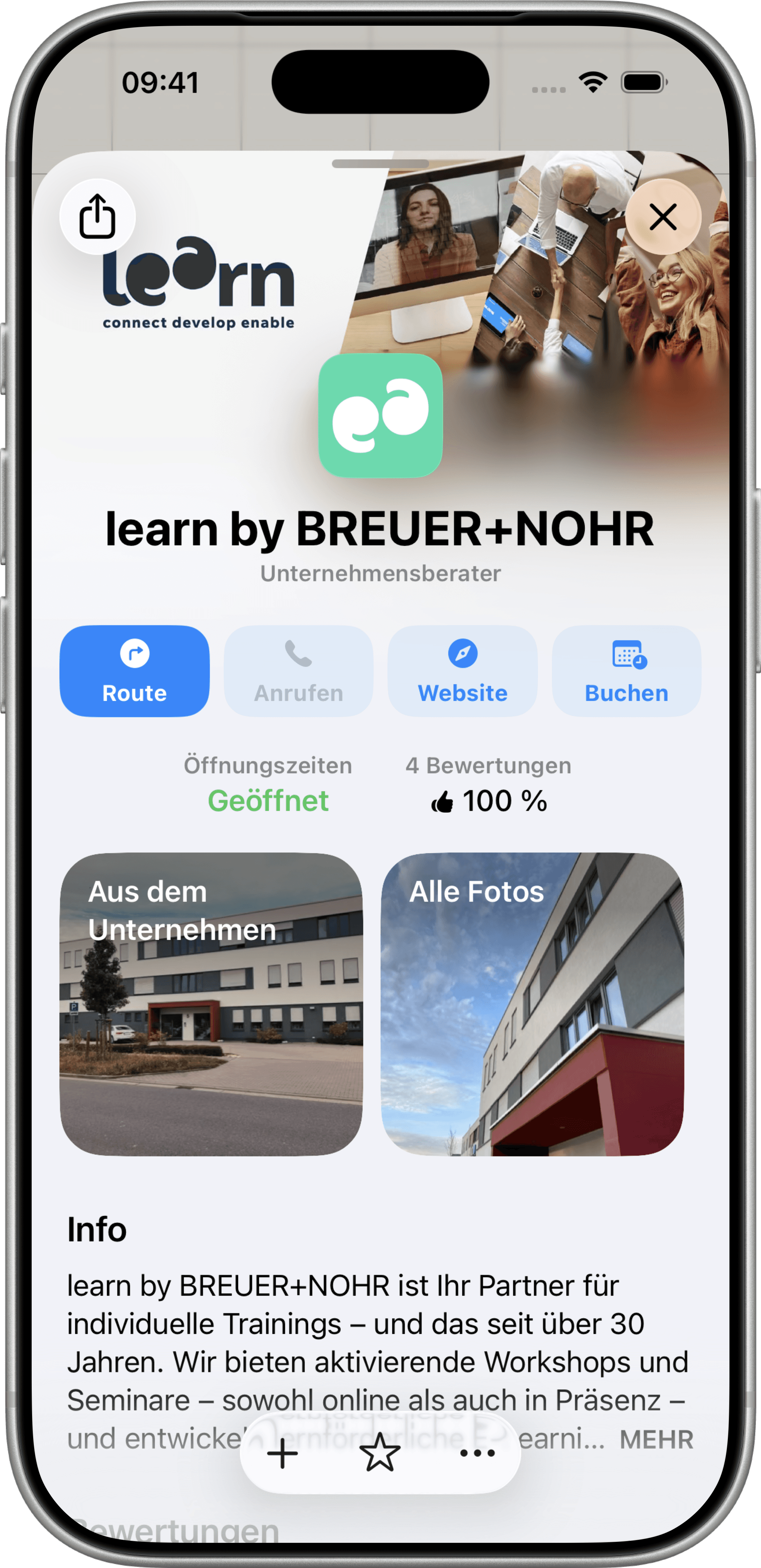 iPhone-Mockup Apple Maps