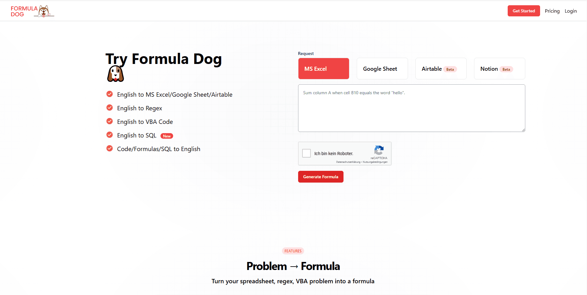 Formula Dog image