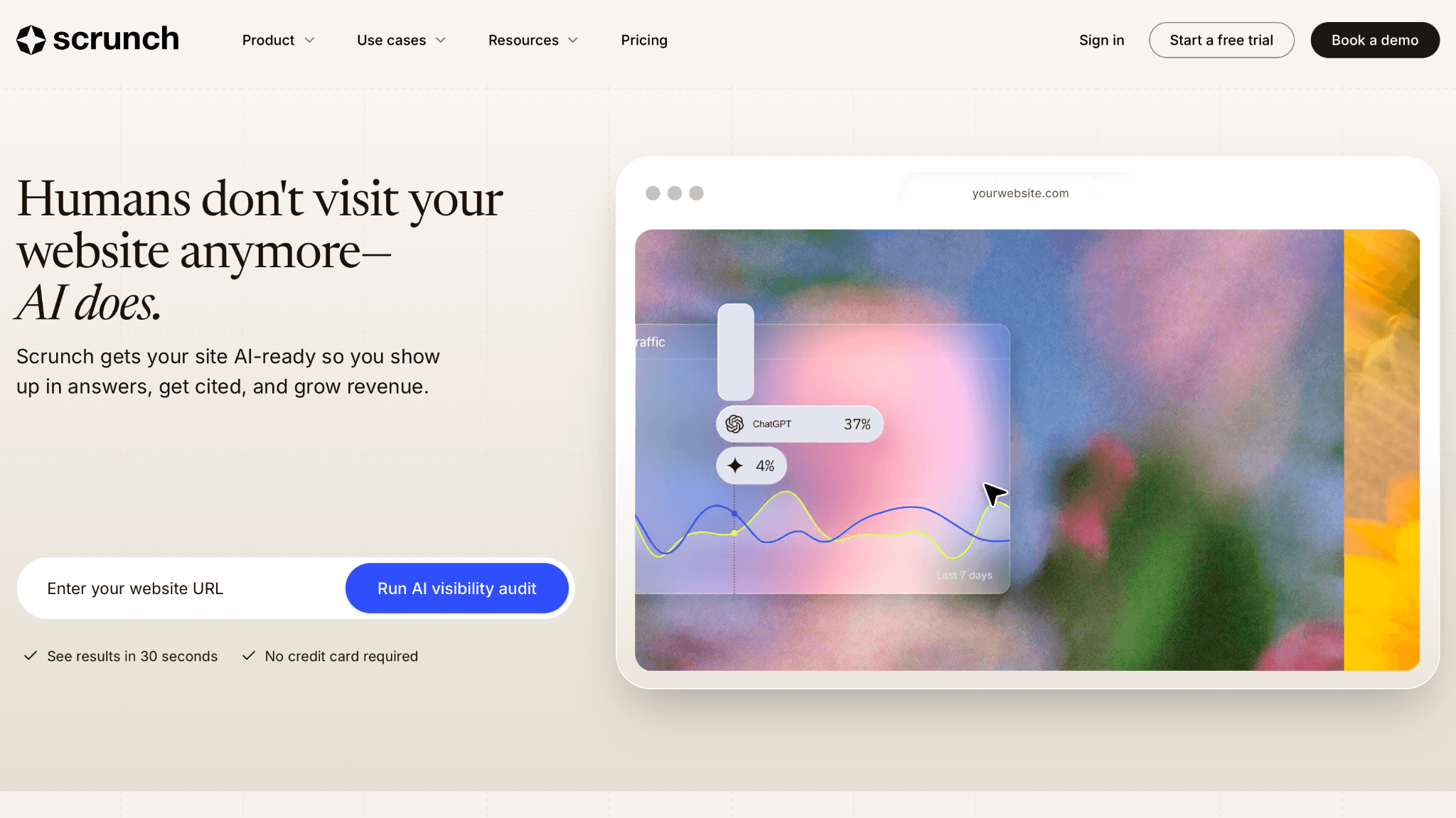 scrunch home page