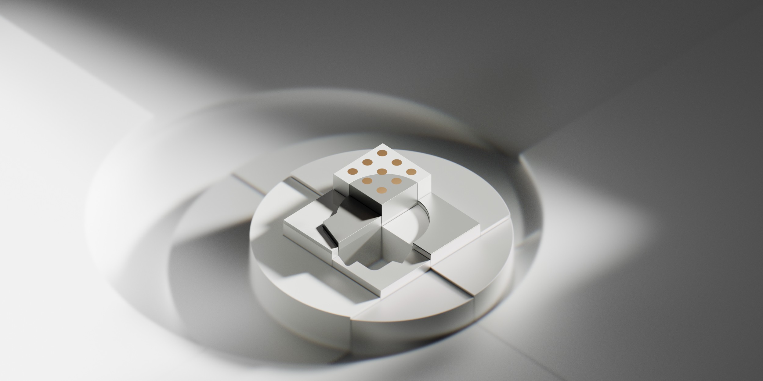 3D models of cubes illustrating AI-based decision-making and data analytics, created in Cinema 4D and rendered with Redshift.