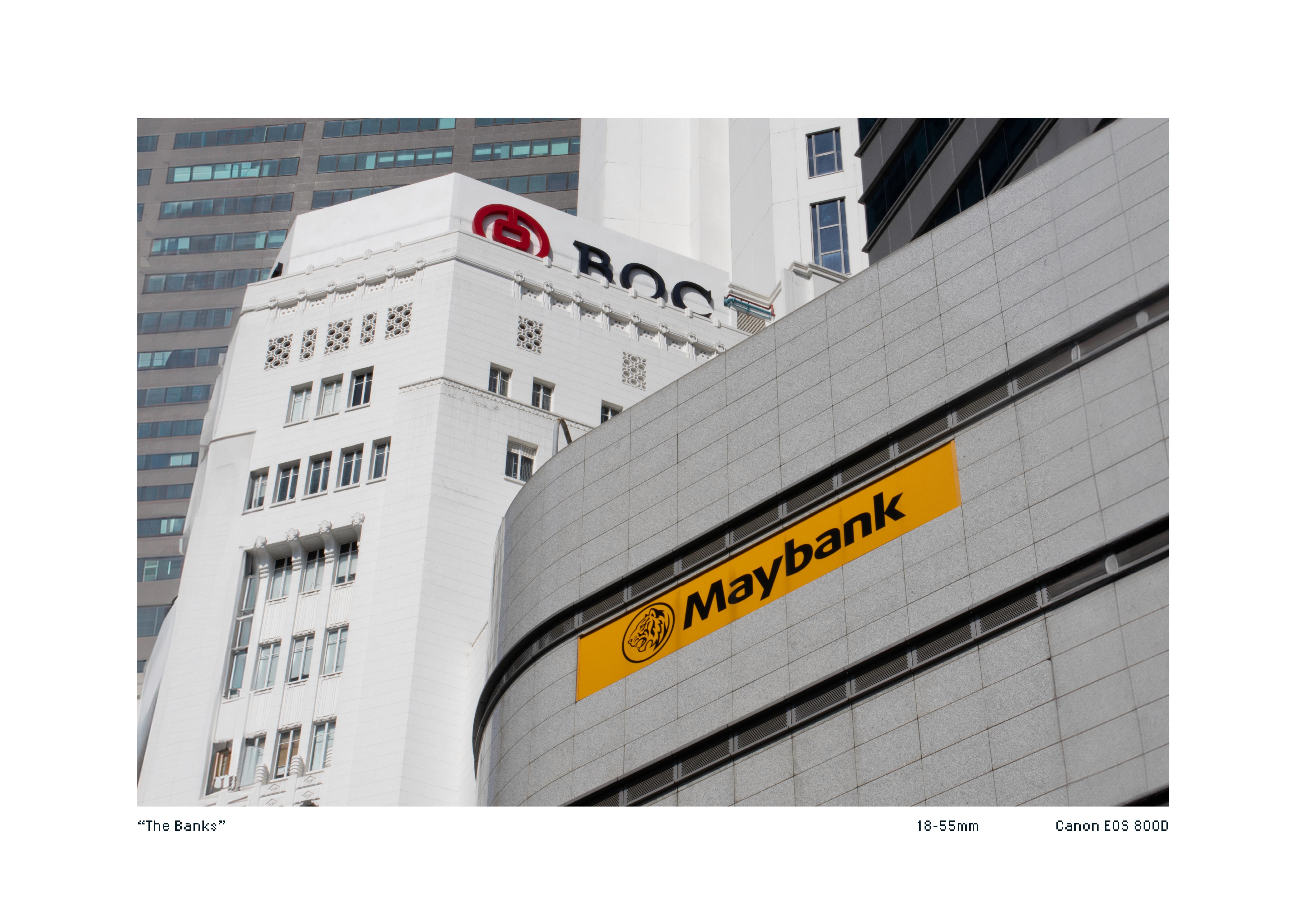 Bank of China and Maybank Buildings