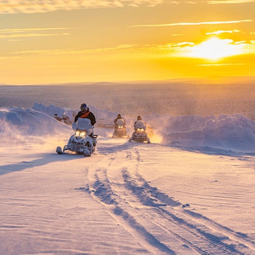 Snowmobile Adventure in Lapland