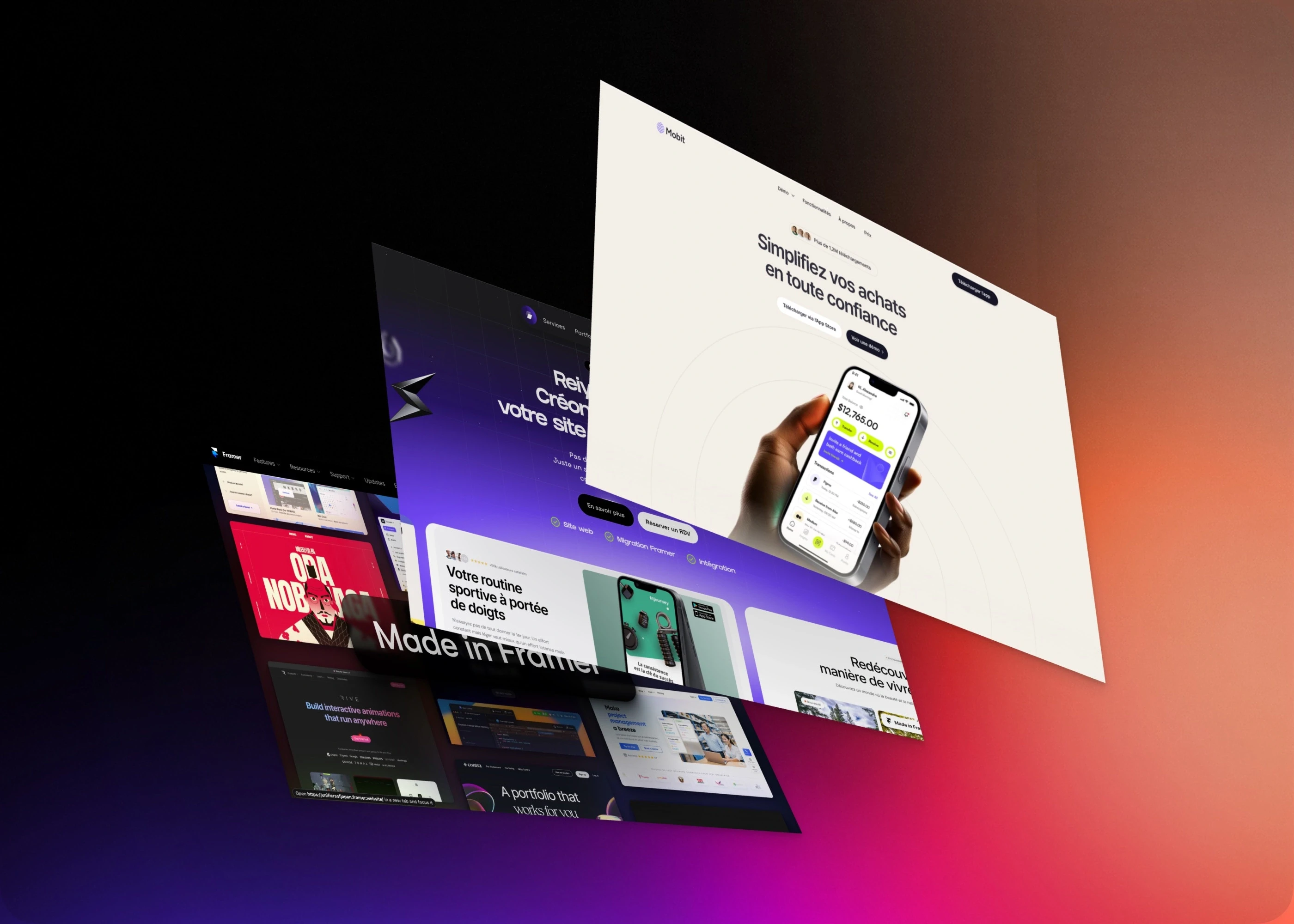 Livraison Finale projets Agence Framer