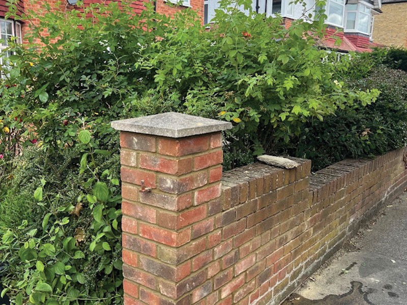 Brick pillar repair