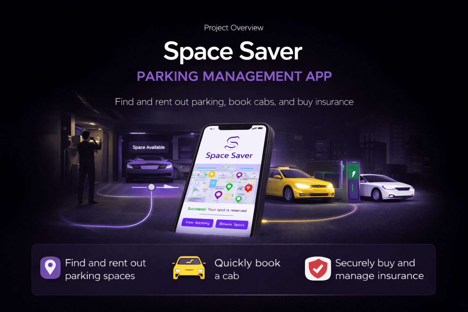 Space Saver app interface