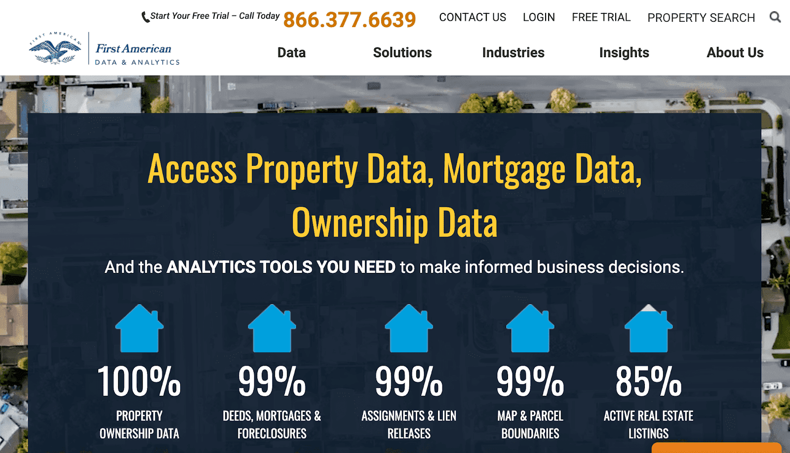 First American homepage