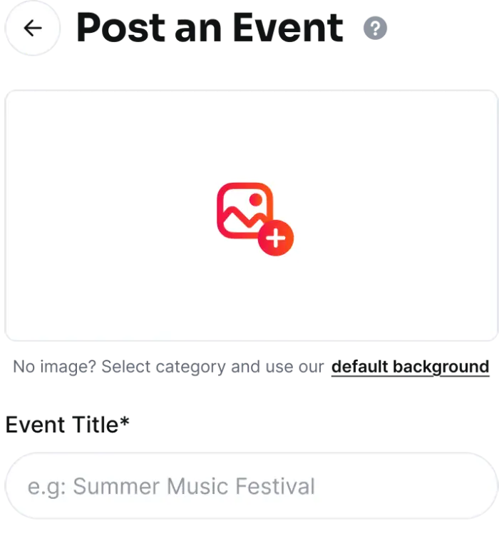Create Event