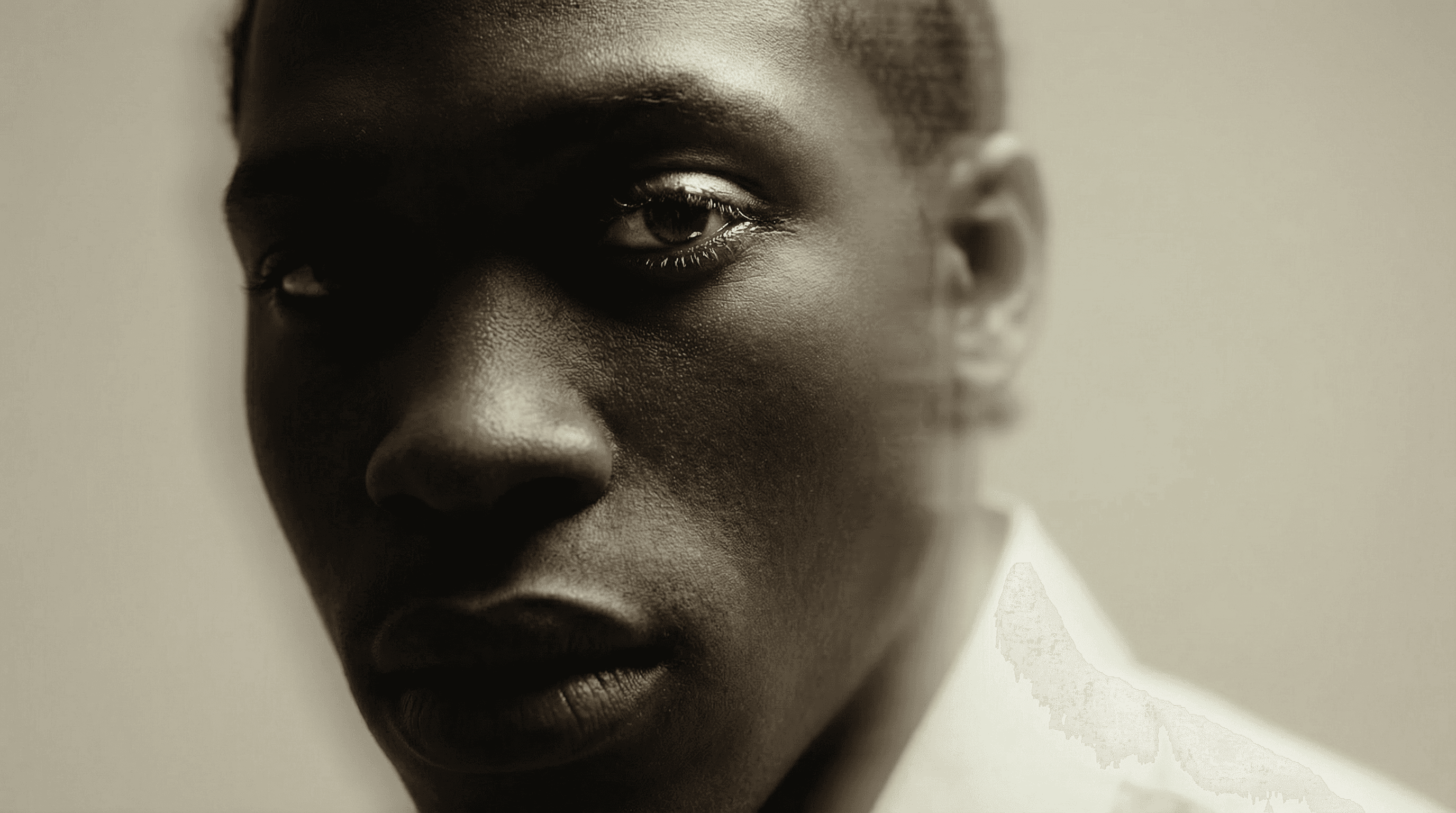 Stroboscopic ghosting effect on fashion model, Temporal entropy visualization, Arri Alexa 35 sensor rendering, Kinetic Visual Engineering, Engineered by Aventi