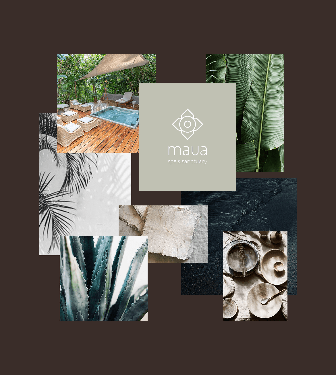 Maua luxury wellness branding for the spa at Zuri Zanzibar