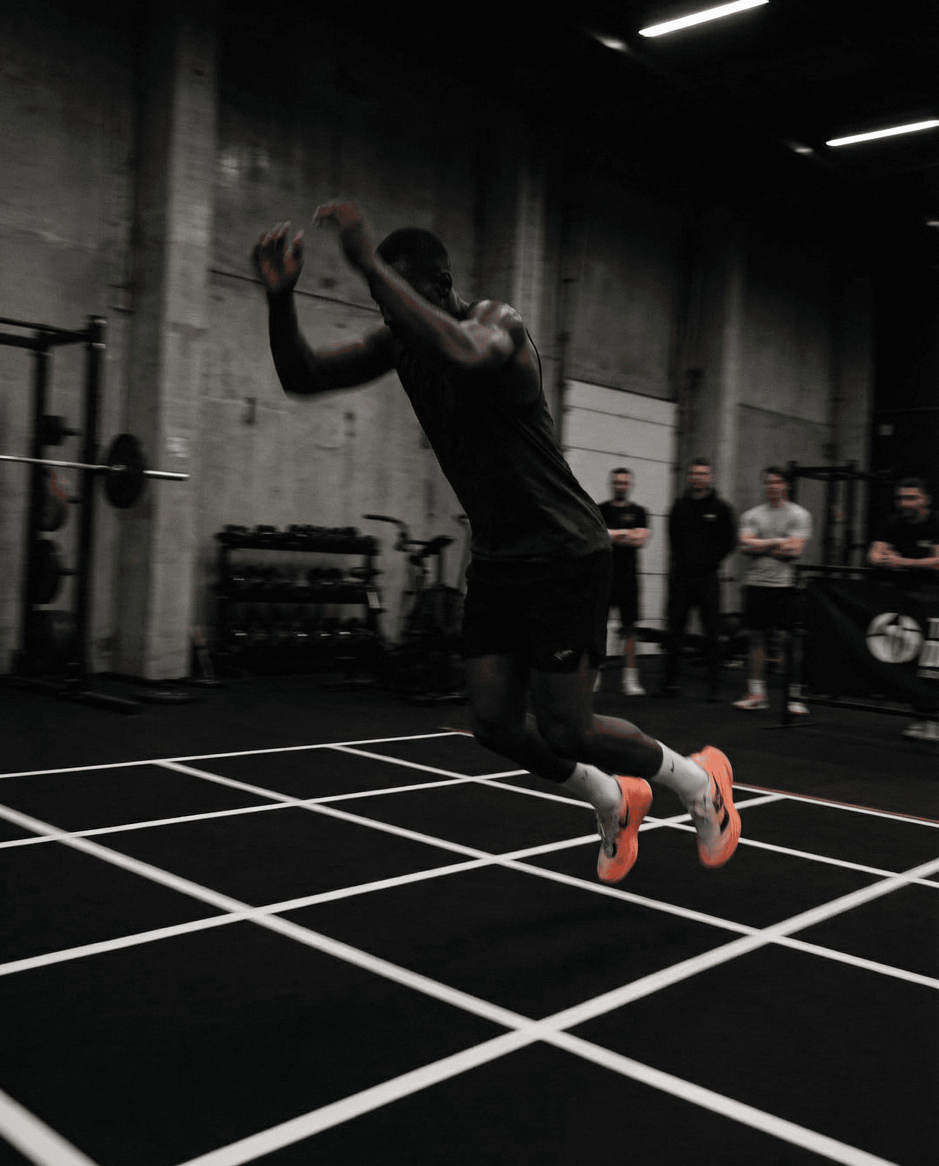 Resistance band and bodyweight movements set up at home for a full-body session