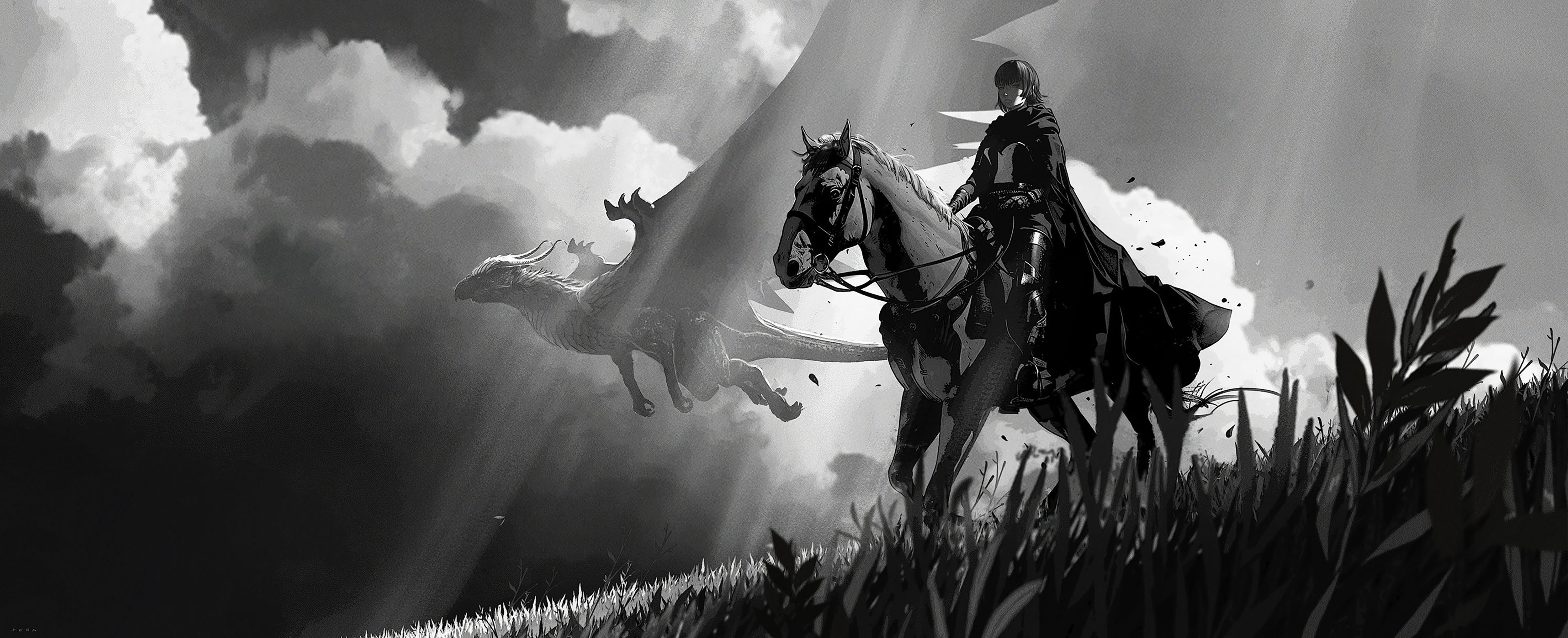 Hero concept art for Tisanah – establishing the world of wizardry and natural forces