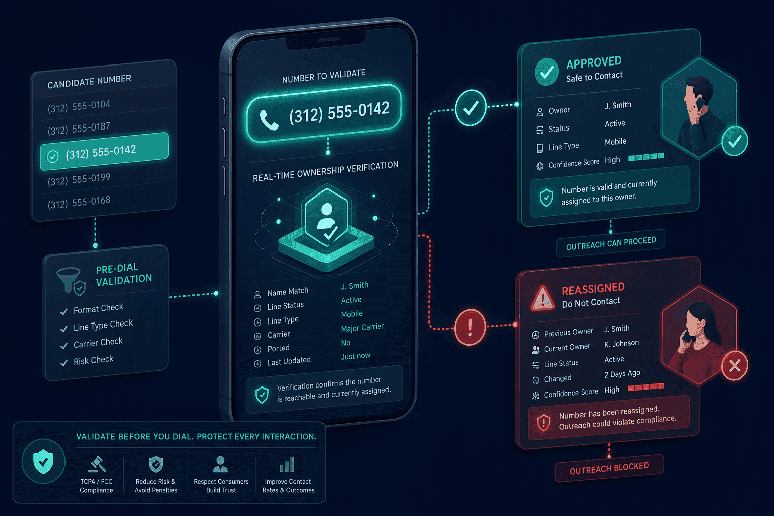 Illustration for 6. Neustar (a TransUnion Company): Real-Time Phone Number Intelligence for Compliance