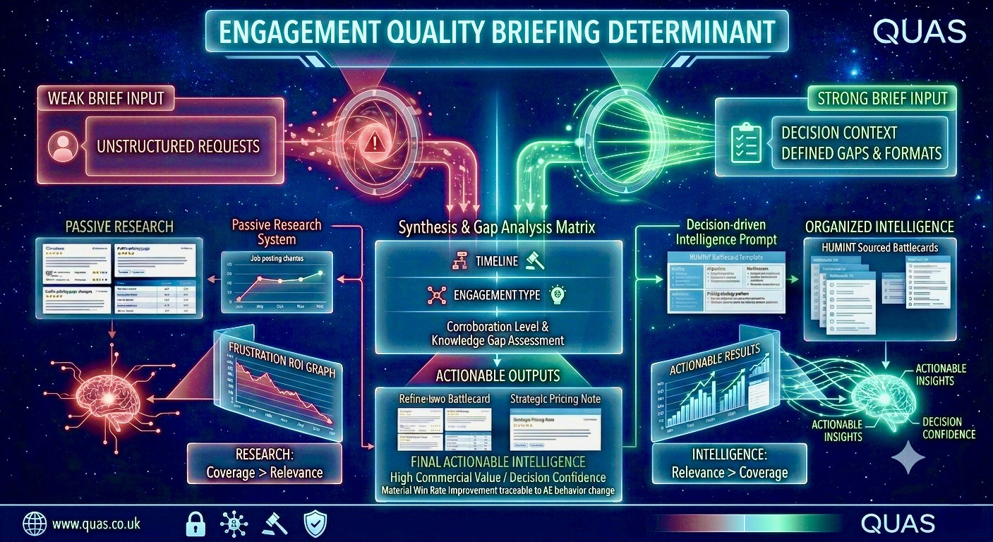 How to brief a Competitive Intelligence agency — and what to expect back