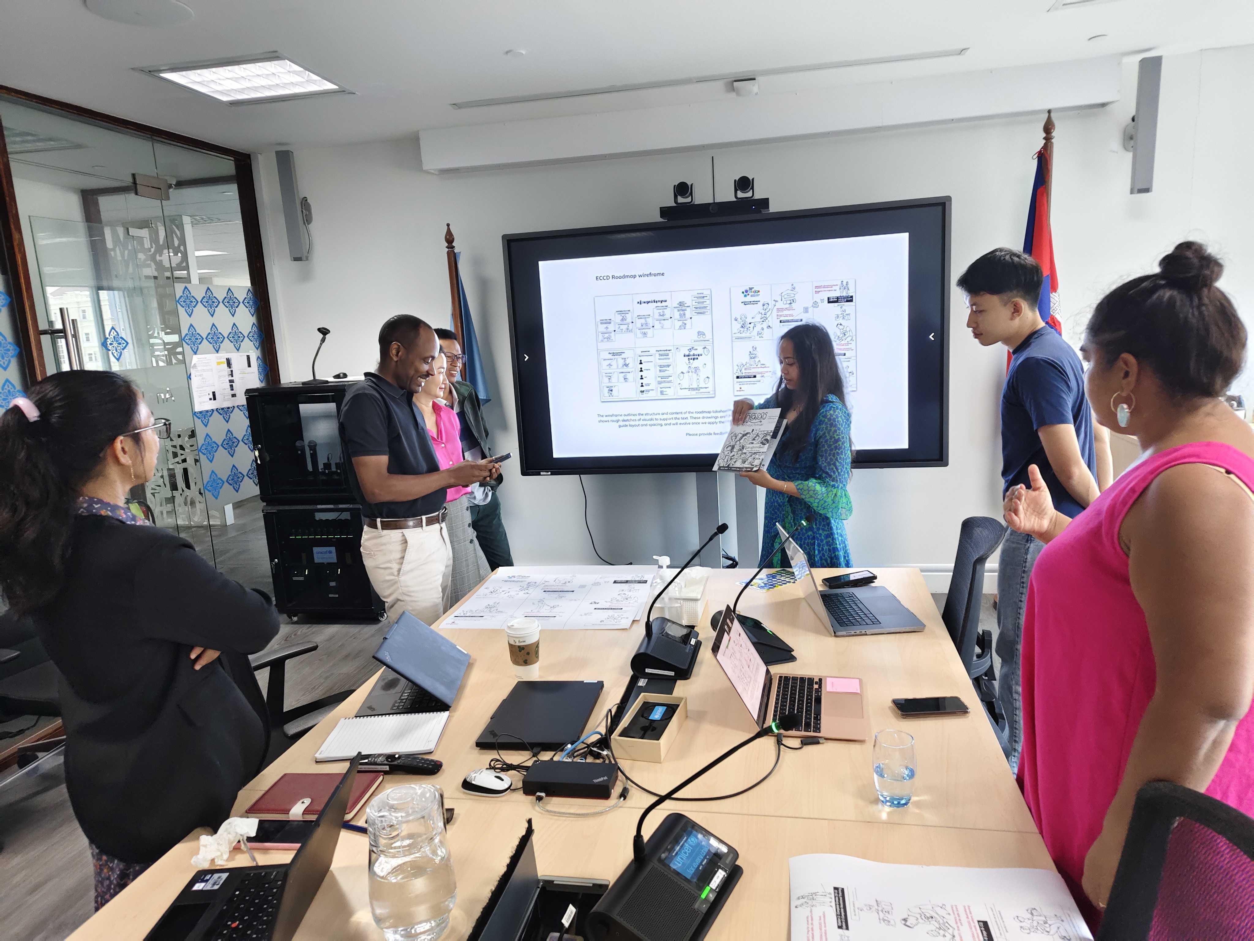 Presenting to client and stakeholders