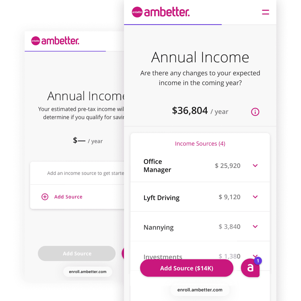 Feature design of Annual Income Calculator based on qualitative feedback and testing