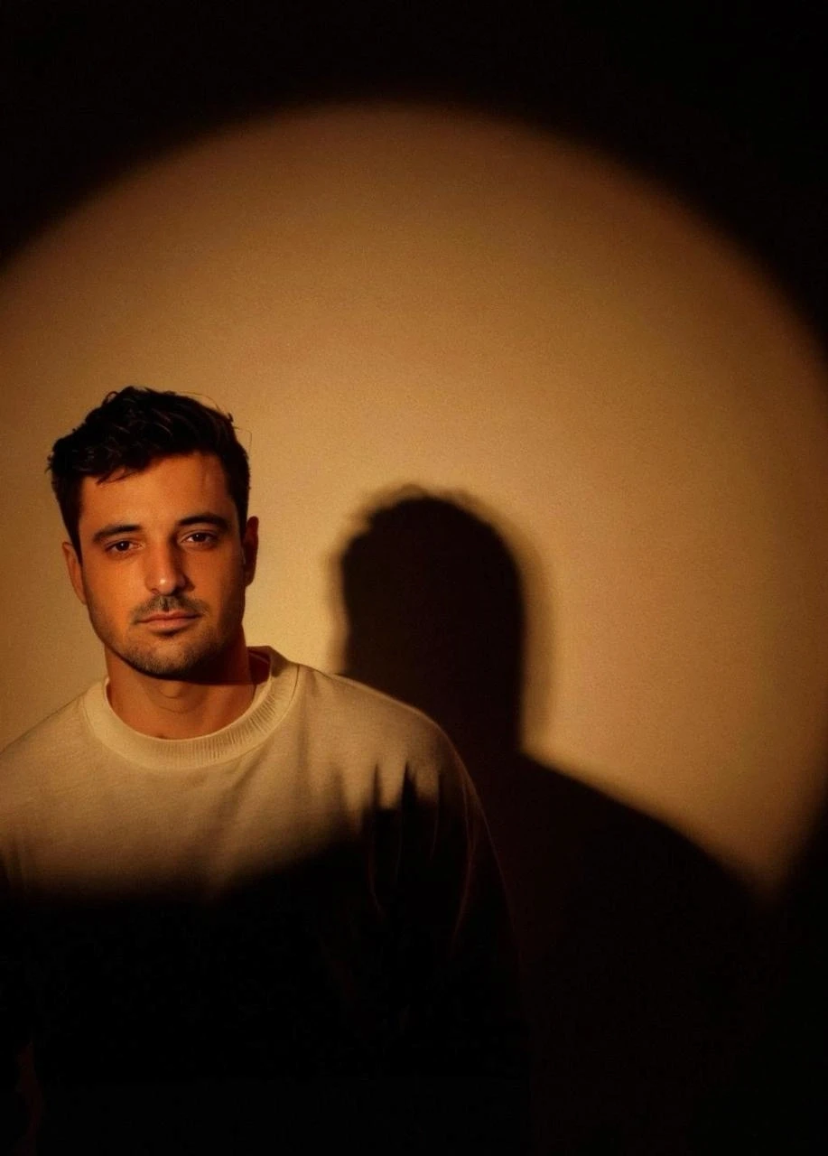 Portrait of portfolio creator – back view