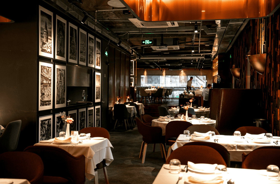 Restaurant interior photo