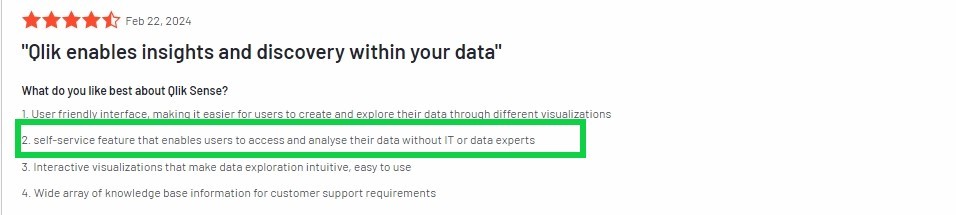 Qlik Sense G2 Reviews