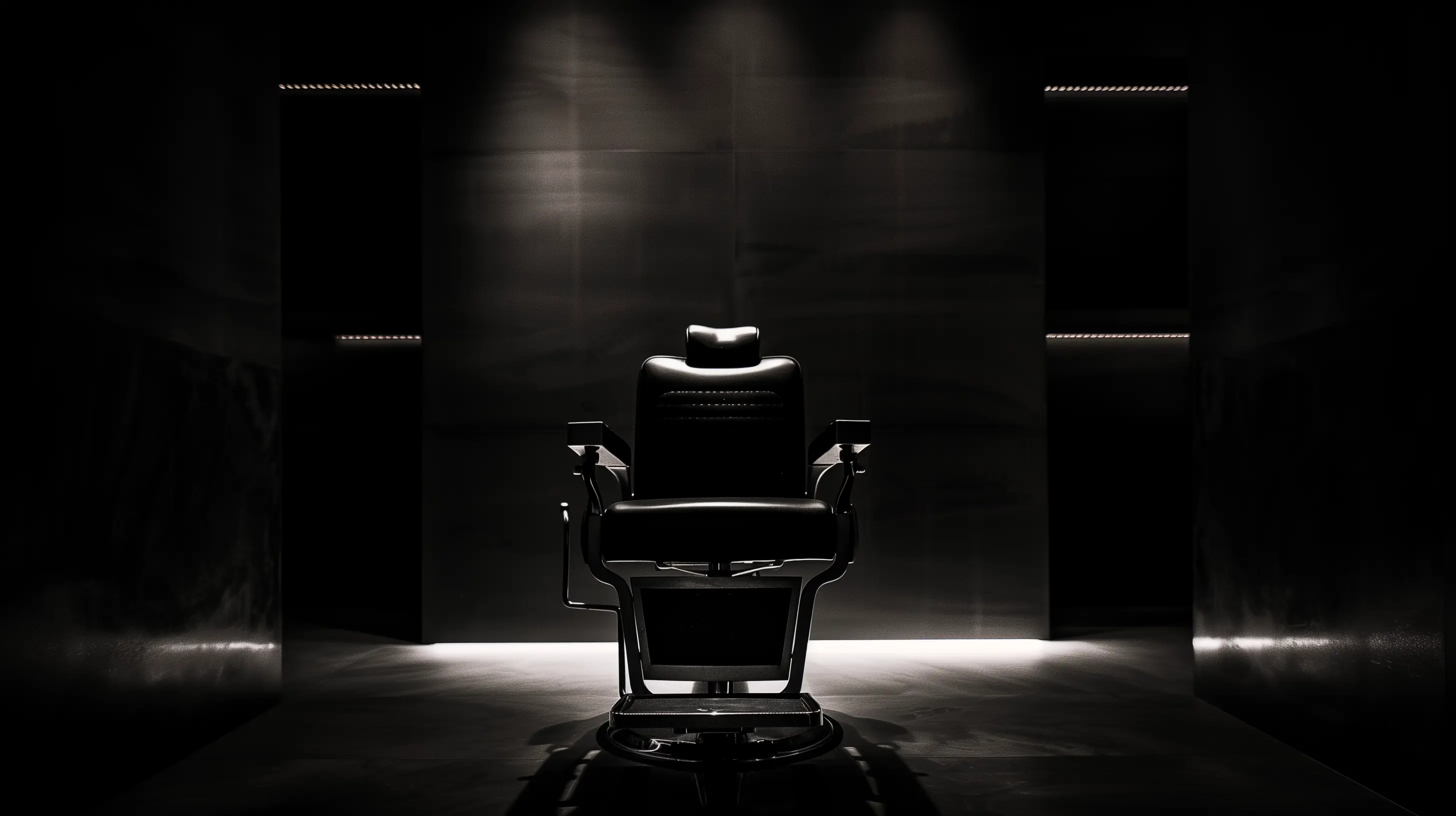 Photo d'un coiffeur en train de coiffer un client