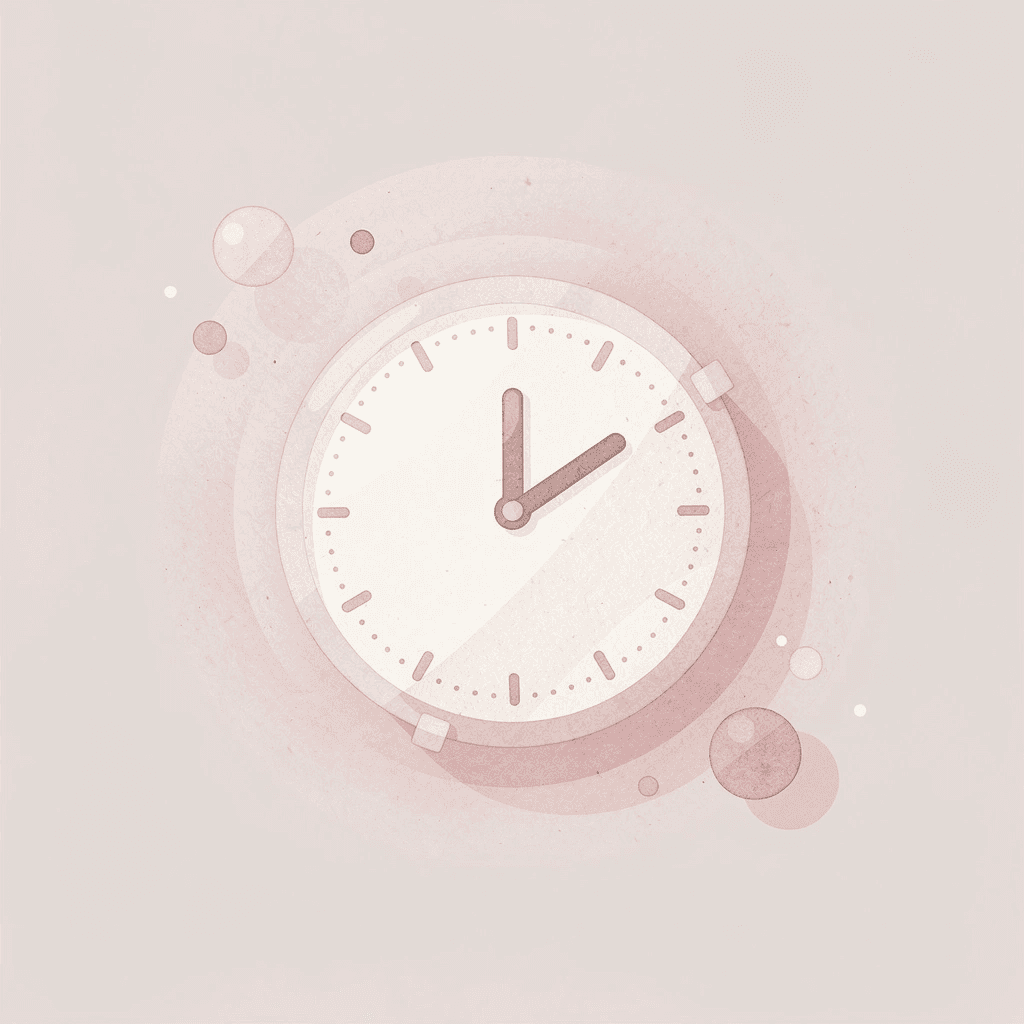 Clock icon representing time investment for learning Arabic