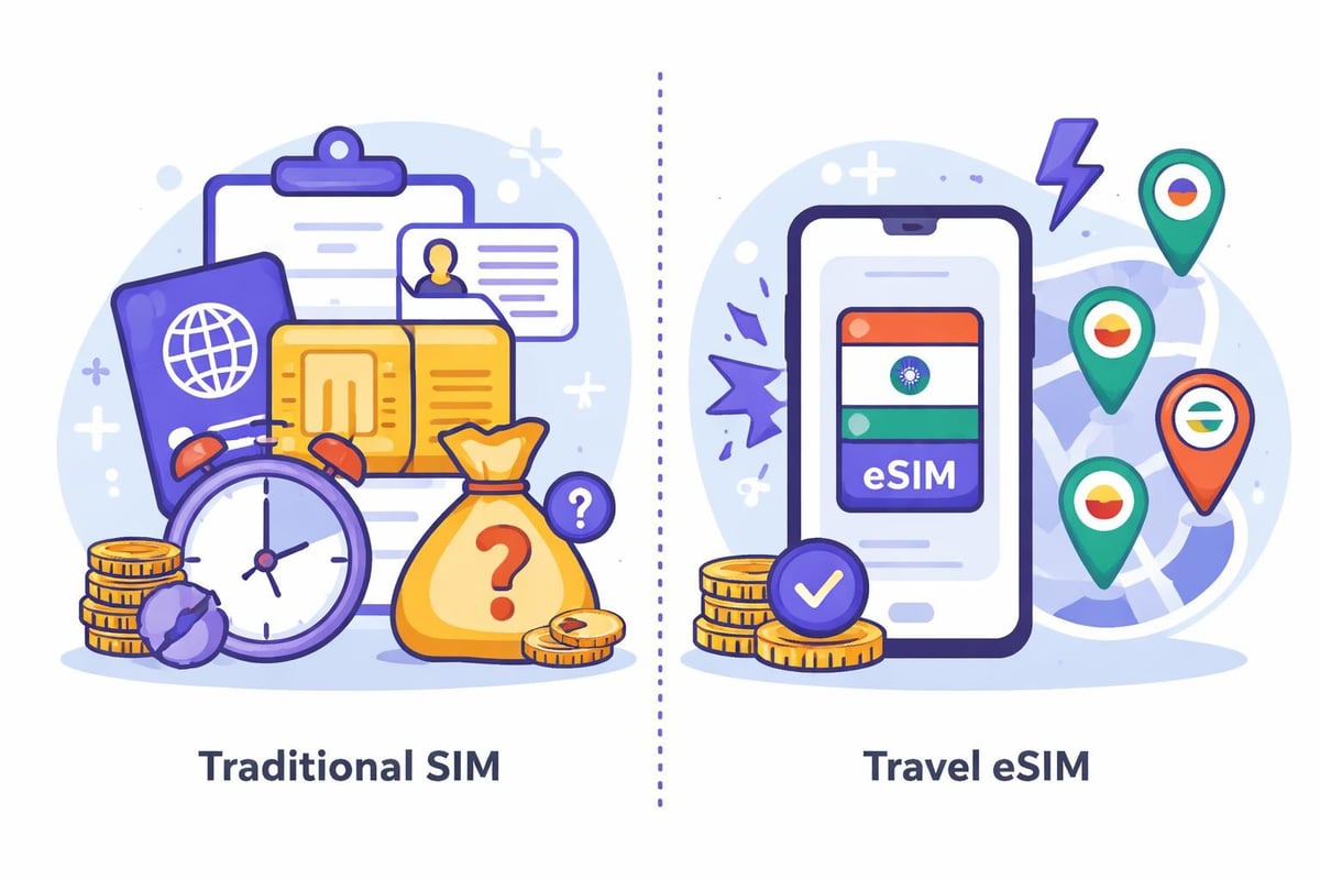 Travel eSIM benefits