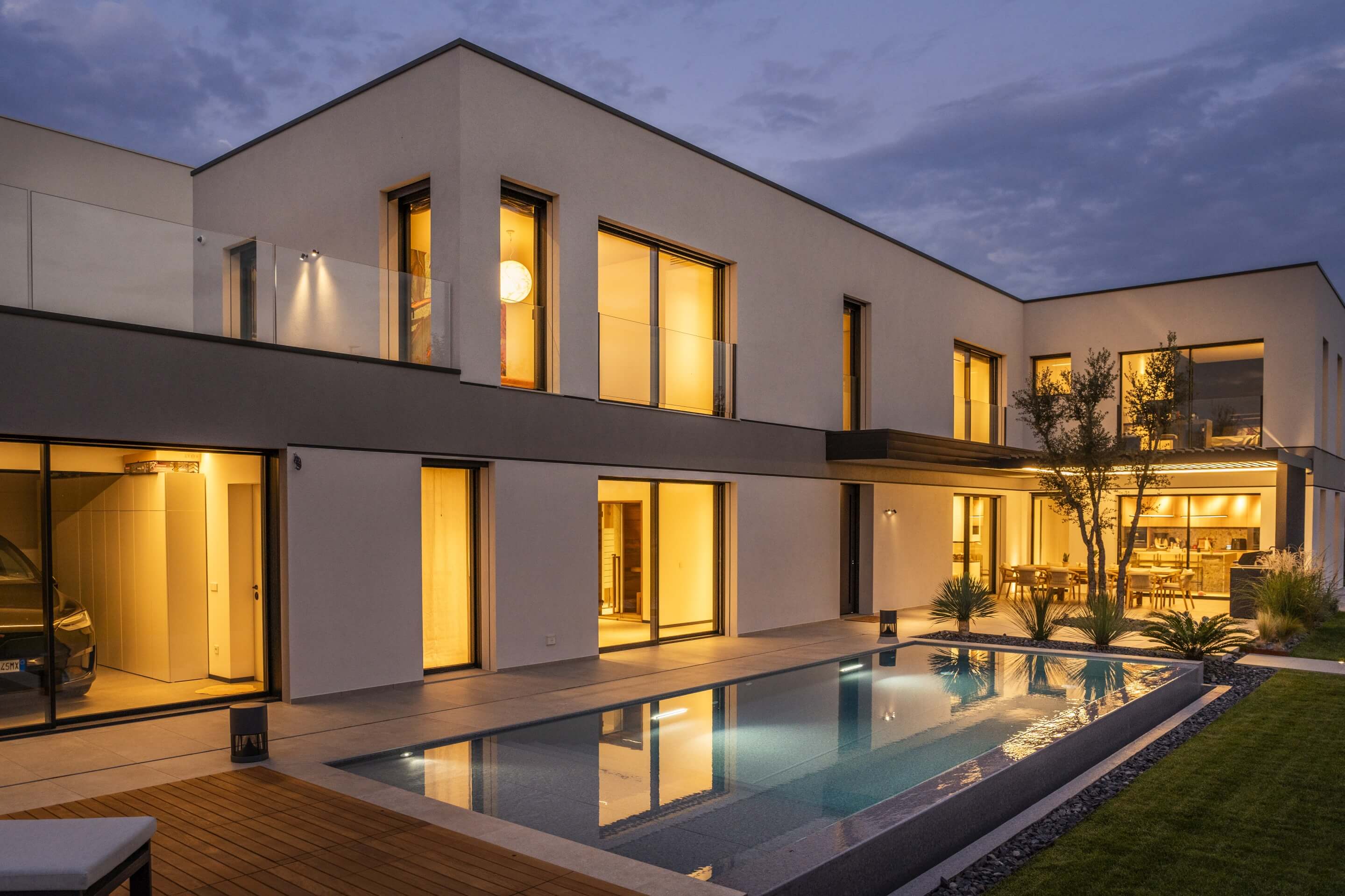 Foto architettura casa contemporanea a Padova - Nearlight Studio Agenzia fotografica