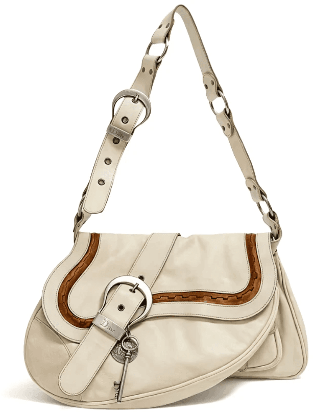 Beige Guacho Leather Bag