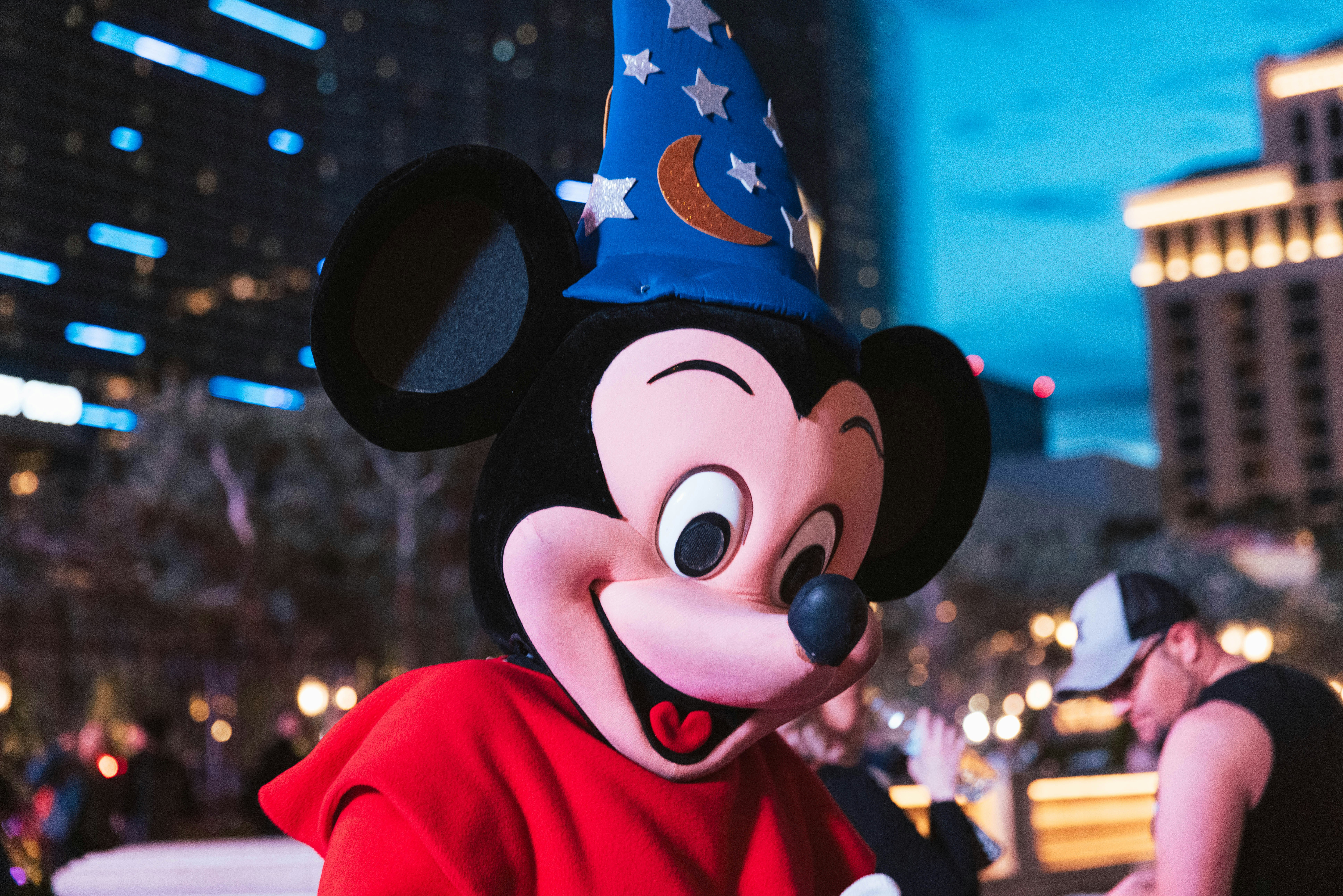 person wearing costume - Mickey Mouse Voice Generator