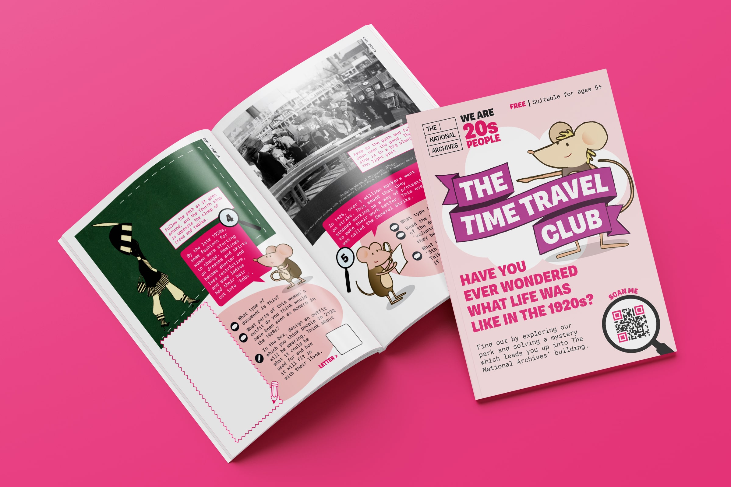 The National Archives Family and Childrens Activity Booklet Design