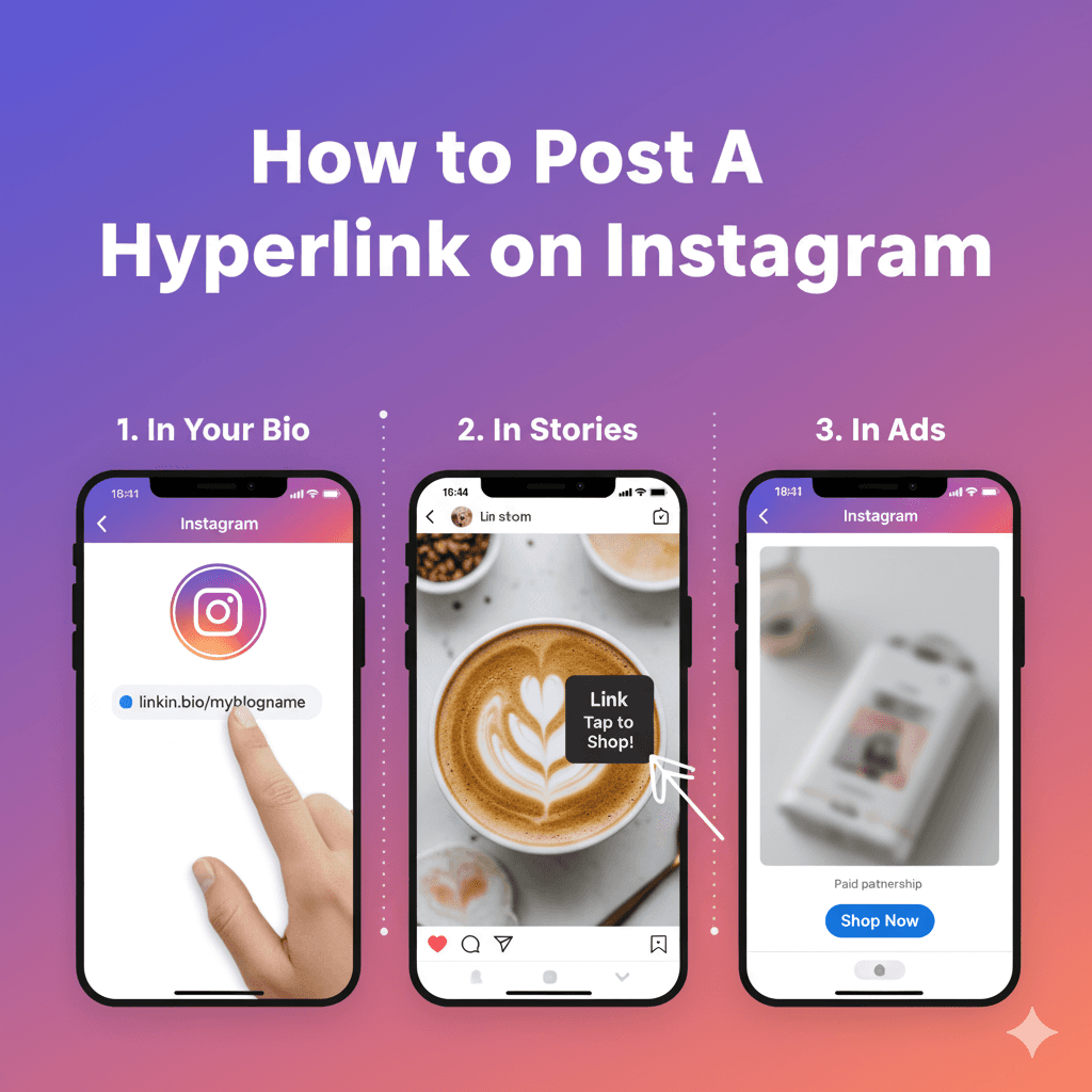 How to Post a Hyperlink on Instagram