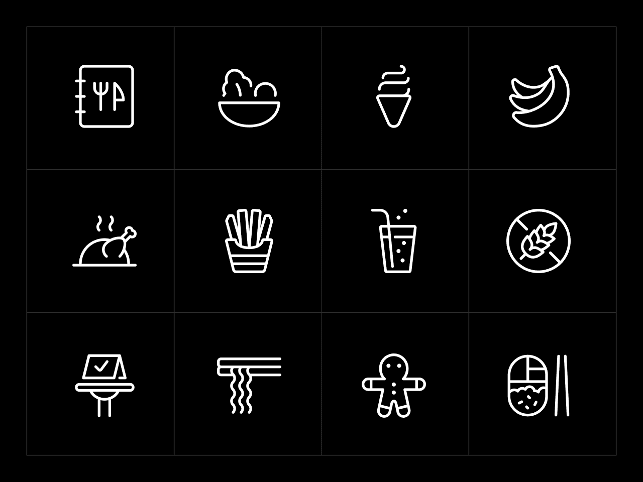 Ultimate Light Food Icon Set