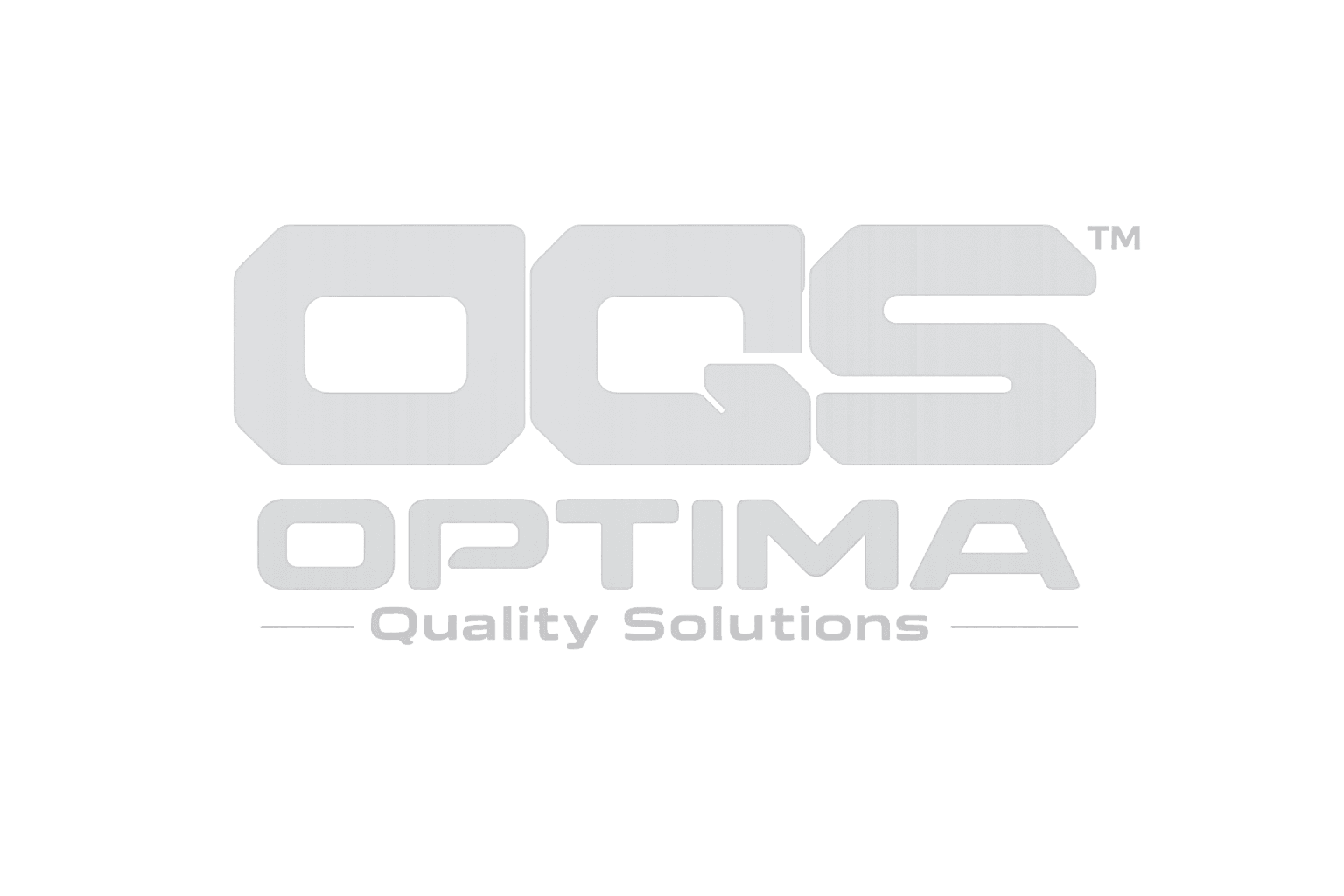 The image features a stylized logo for "OCS Optima" with the tagline "Quality Solutions," displayed in bold, modern white typography against a transparent background.