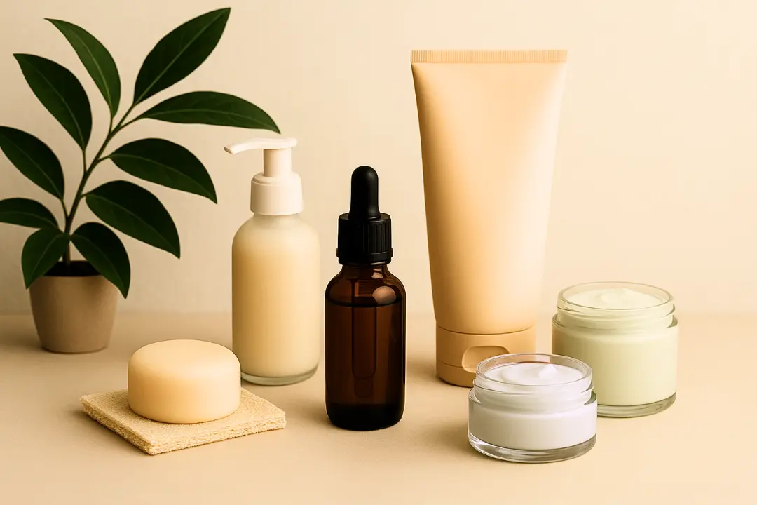 Naturkosmetik Produkte mit Pflanze