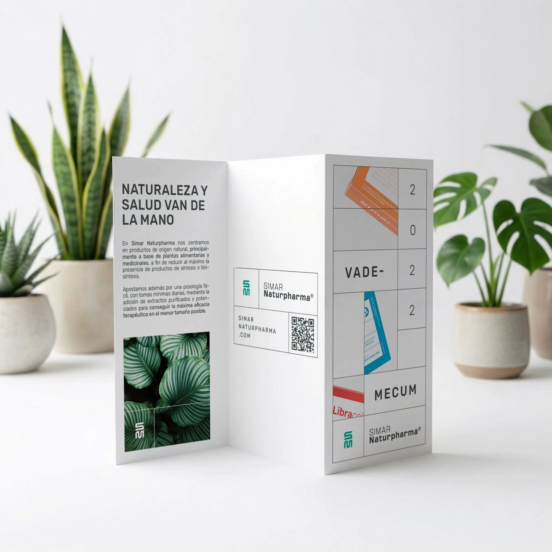 Freelance brand identity, logo, packaging design Barcelona for Simar Naturpharma.