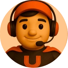 Customer support masscort with headset and microphone active