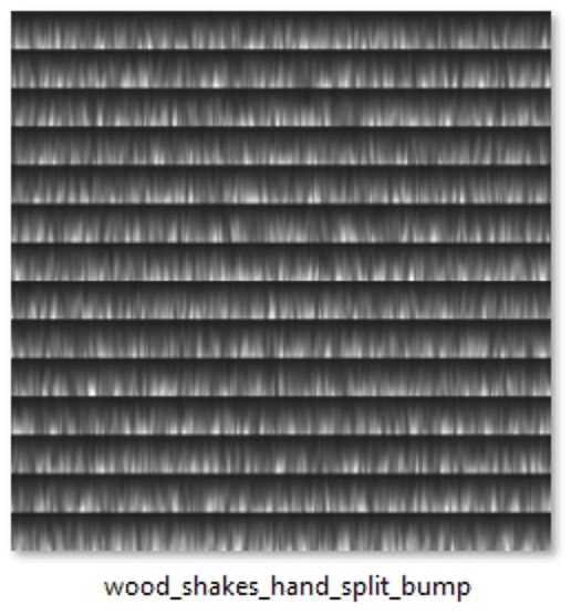 The louver material uses a bump image