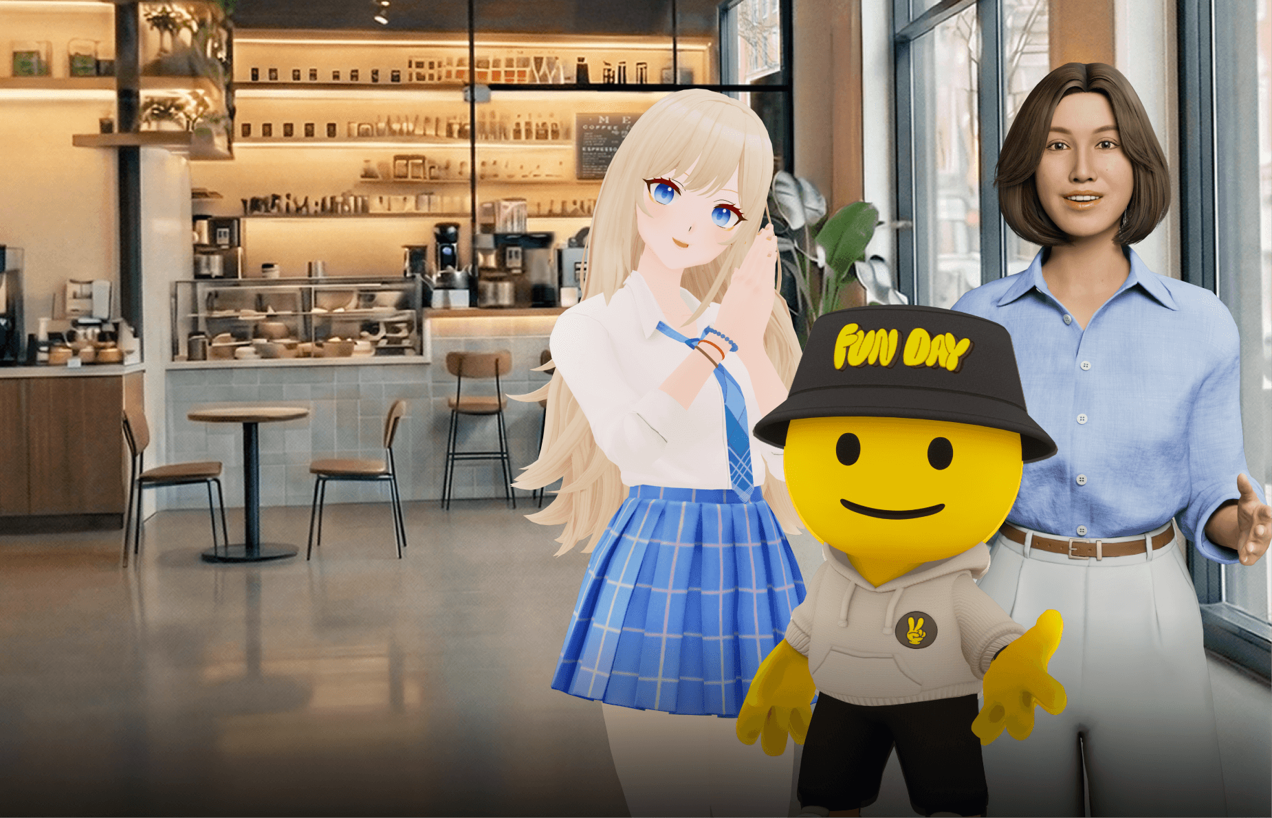 Perxona AI Storyboard, a no-code visual editor interface for building and managing AI avatar conversation flows.