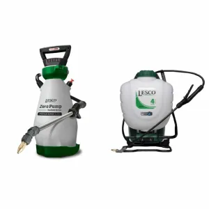 handheld sprayer with a long nozzle, hose, and adjustable strap