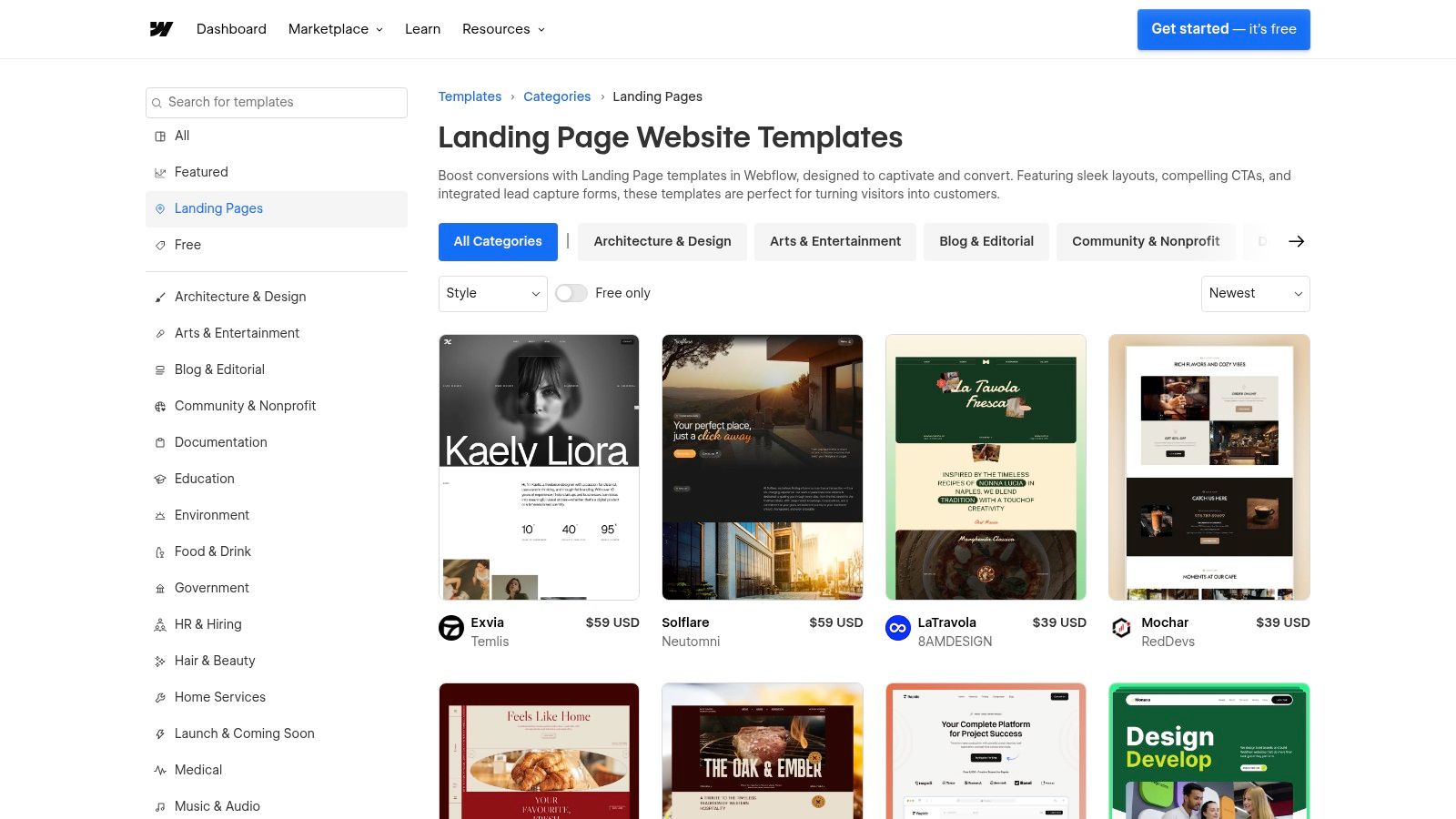 Webflow Templates
